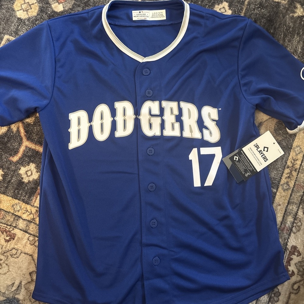 Los Angeles Dodgers MLB Youth Boys Short Sleeve Shohei Ohtani #17 Large (12/14)